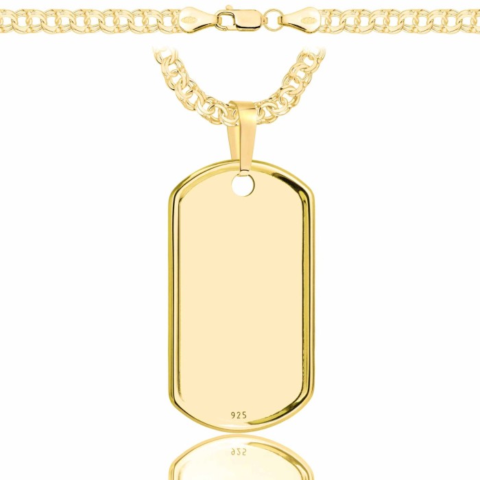 POZŁACANY SREBRNY ŁAŃCUSZEK GALIBARDI Z NIEŚMIERTELNIKIEM 925 585 - 4,5MM