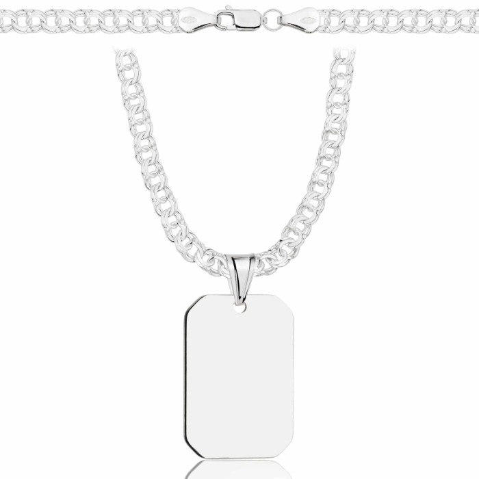 SREBRNY ŁAŃCUSZEK GALIBARDI Z NIEŚMIERTELNIKIEM 925 - 4,5MM