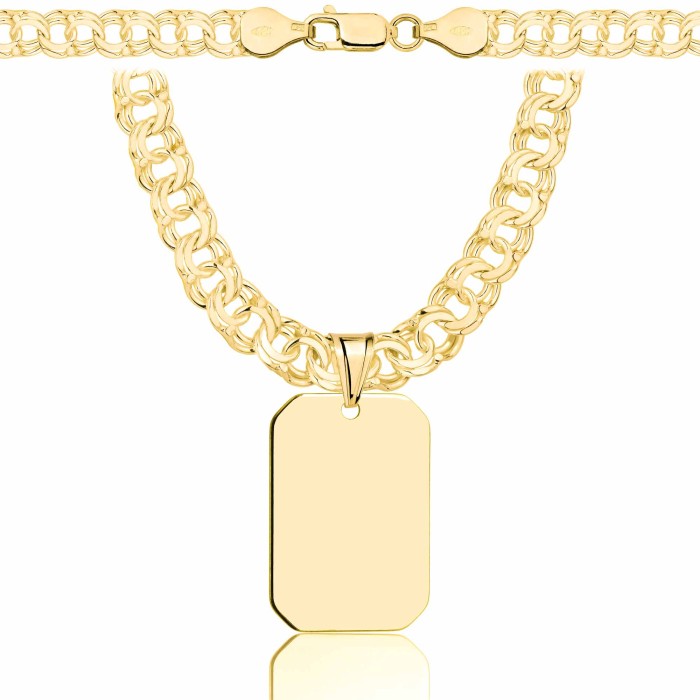 POZŁACANY SREBRNY ŁAŃCUSZEK GALIBARDI Z NIEŚMIERTELNIKIEM 925 585 - 6,5MM