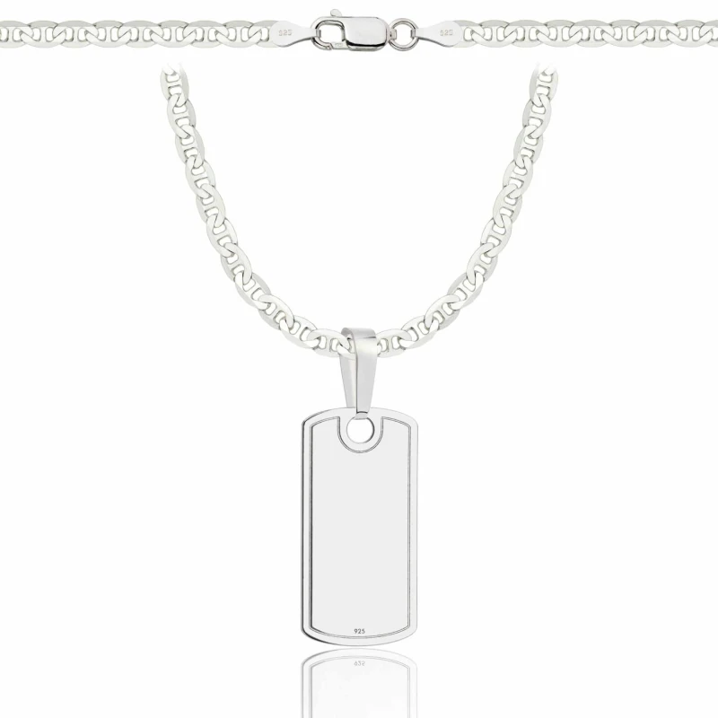 SREBRNY ŁAŃCUSZEK GUCCI Z NIEŚMIERTELNIKIEM 925 - 3,5MM