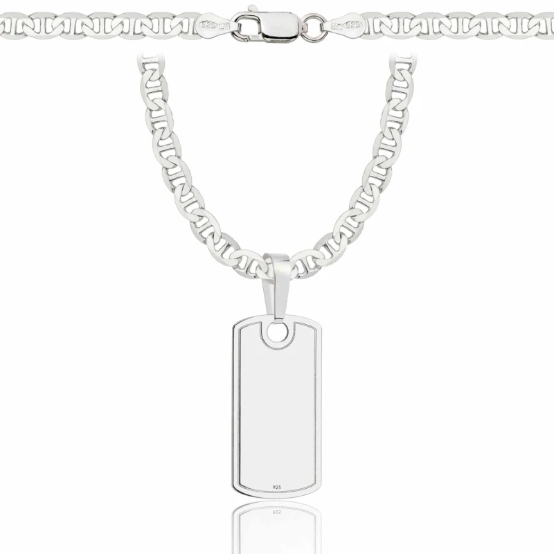 SREBRNY ŁAŃCUSZEK GUCCI Z NIEŚMIERTELNIKIEM 925 - 4,5MM