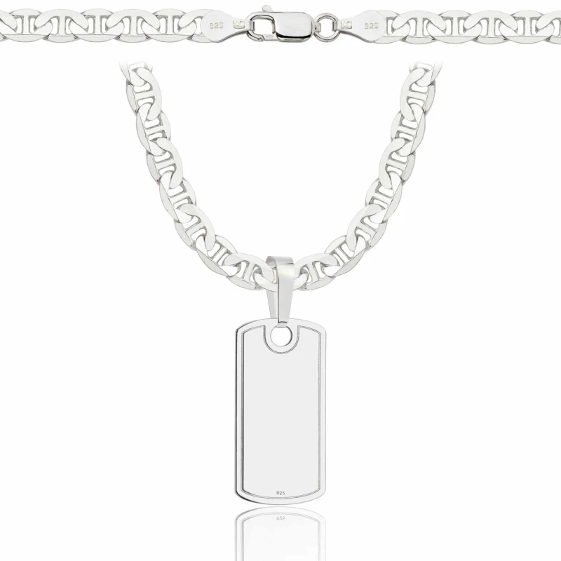 SREBRNY ŁAŃCUSZEK GUCCI Z NIEŚMIERTELNIKIEM 925 - 5,5MM