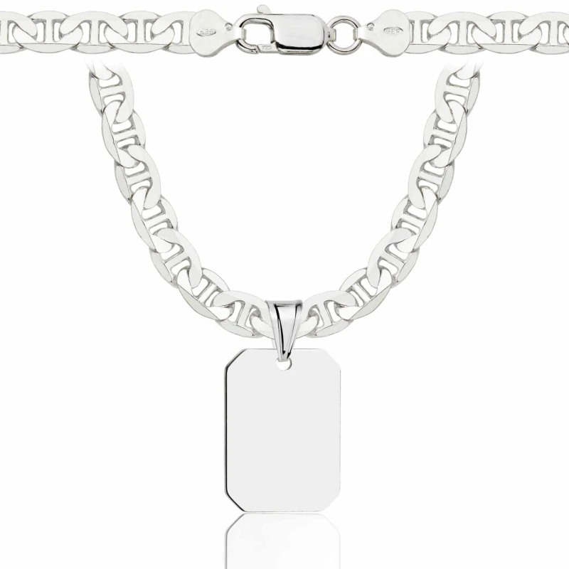 SREBRNY ŁAŃCUSZEK GUCCI Z NIEŚMIERTELNIKIEM 925 - 6,5MM