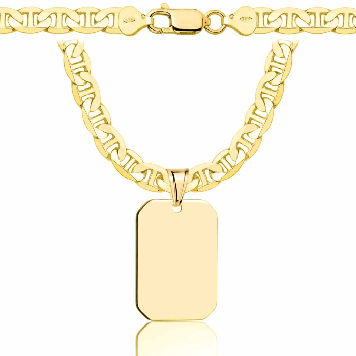 SREBRNY POZŁACANY ŁAŃCUSZEK GUCCI Z NIEŚMIERTELNIKIEM 925 585 – 6,5MM