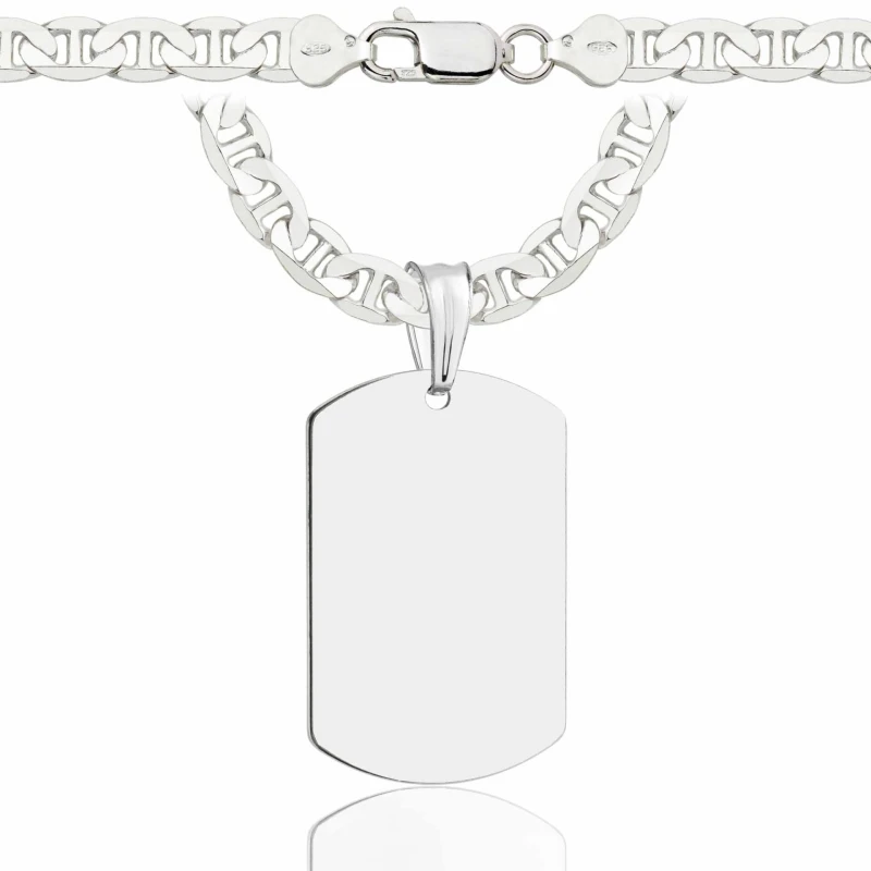 SREBRNY ŁAŃCUSZEK GUCCI Z NIEŚMIERTELNIKIEM 925 - 6,5MM