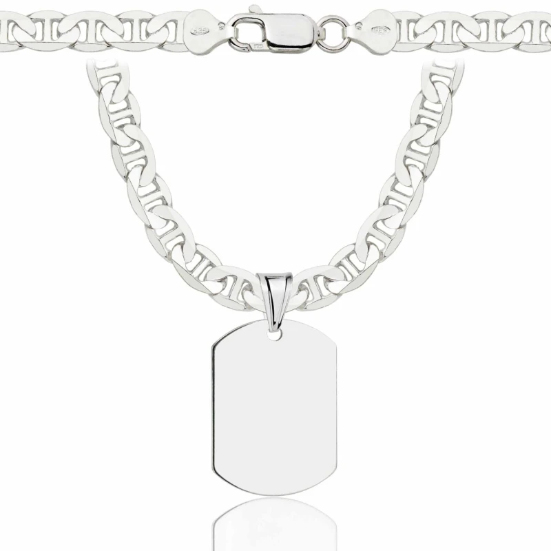SREBRNY ŁAŃCUSZEK GUCCI Z NIEŚMIERTELNIKIEM 925 - 6,5MM