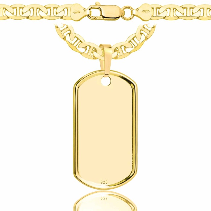 SREBRNY POZŁACANY ŁAŃCUSZEK GUCCI Z NIEŚMIERTELNIKIEM 925 585 – 6,5MM