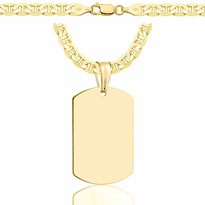 SREBRNY POZŁACANY ŁAŃCUSZEK GUCCI Z NIEŚMIERTELNIKIEM 925 585 - 5,5MM