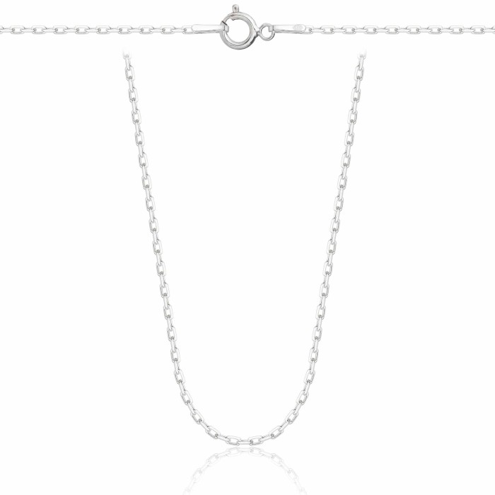 SREBRNY ŁAŃCUSZEK ANKIER 925 - 1,6MM