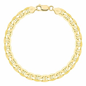 POZŁACANA SREBRNA BRANSOLETKA GUCCI 925 585 - 6,5MM