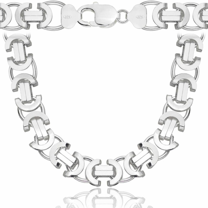 SREBRNY ŁAŃCUSZEK ETRUSKA 925 - 11,2MM