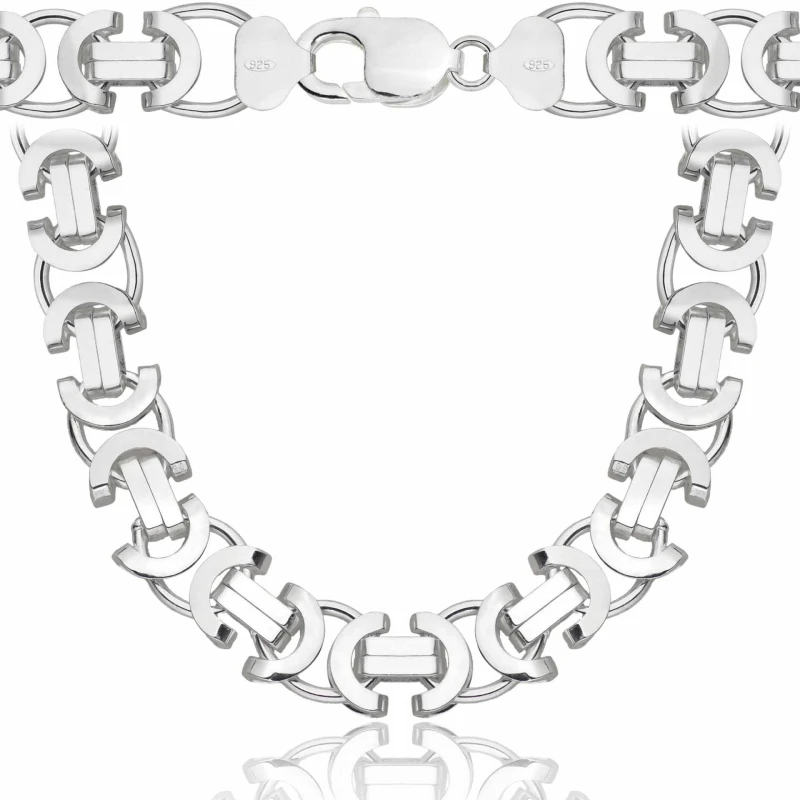 SREBRNY ŁAŃCUSZEK ETRUSKA 925 - 11,2MM