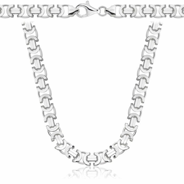 SREBRNY ŁAŃCUSZEK ETRUSKA 925 - 6,2MM