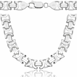 SREBRNY ŁAŃCUSZEK ETRUSKA 925 - 8,5MM