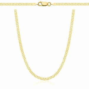 POZŁACANY SREBRNY ŁAŃCUSZEK GUCCI 925 585 - 2,6MM
