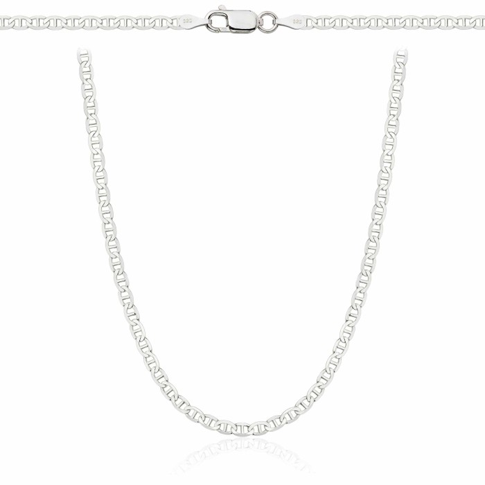 SREBRNY ŁAŃCUSZEK GUCCI 925 - 2,6MM