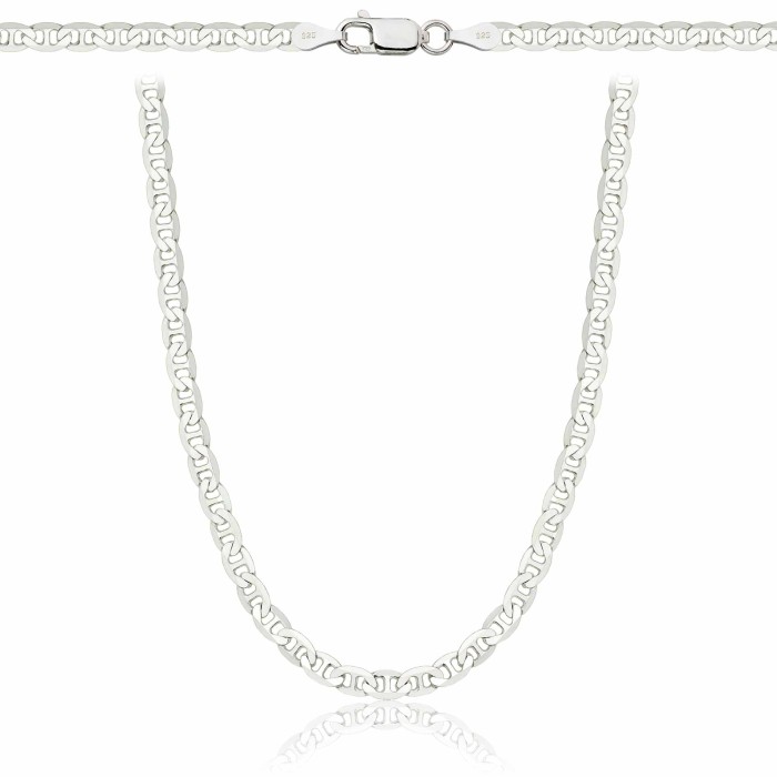 SREBRNY ŁAŃCUSZEK GUCCI 925 - 3,5MM