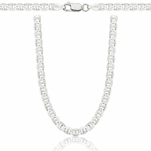 SREBRNY ŁAŃCUSZEK GUCCI 925 - 4,5MM
