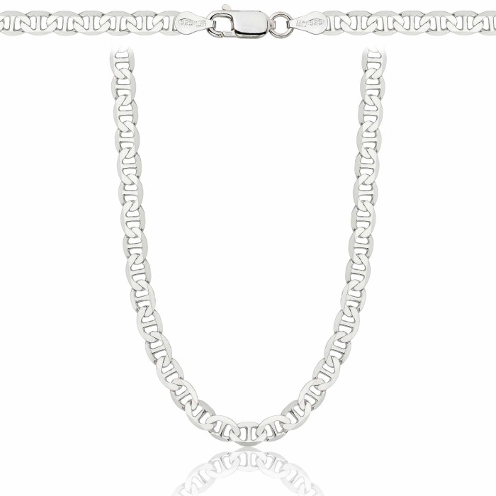 SREBRNY ŁAŃCUSZEK GUCCI 925 - 4,5MM