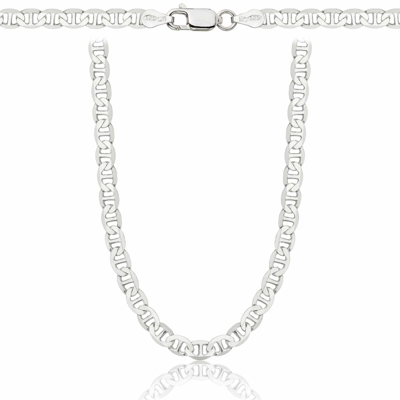 SREBRNY ŁAŃCUSZEK GUCCI 925 - 4,5MM