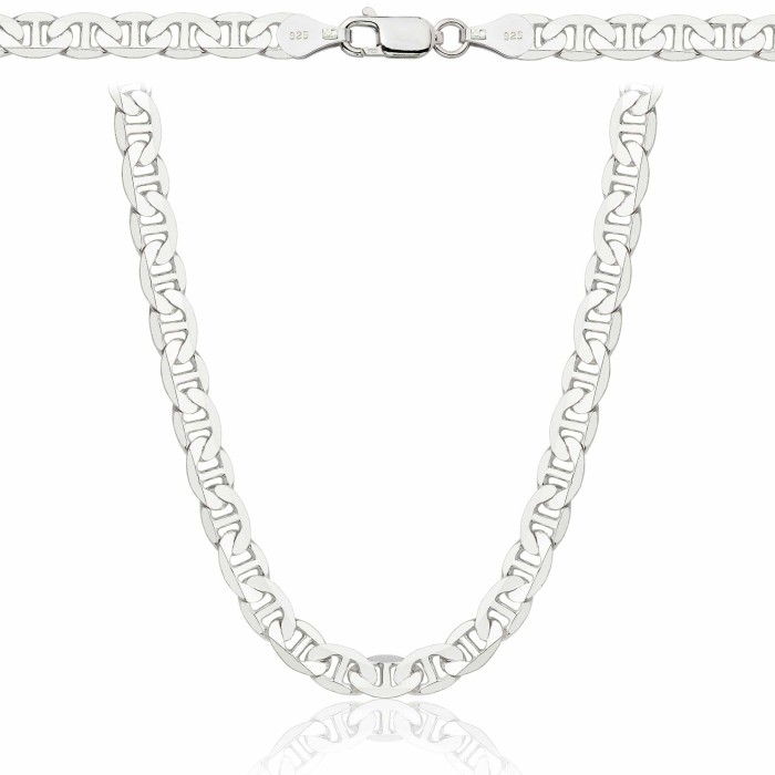 SREBRNY ŁAŃCUSZEK GUCCI 925 - 5,5MM