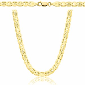 POZŁACANY SREBRNY ŁAŃCUSZEK GUCCI 925 585 - 5,5MM