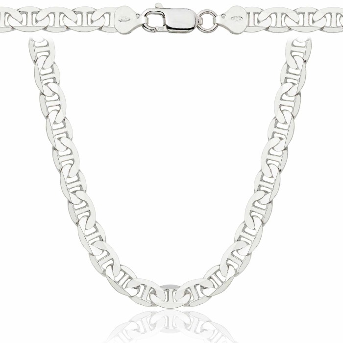 SREBRNY ŁAŃCUSZEK GUCCI 925 - 6,5MM