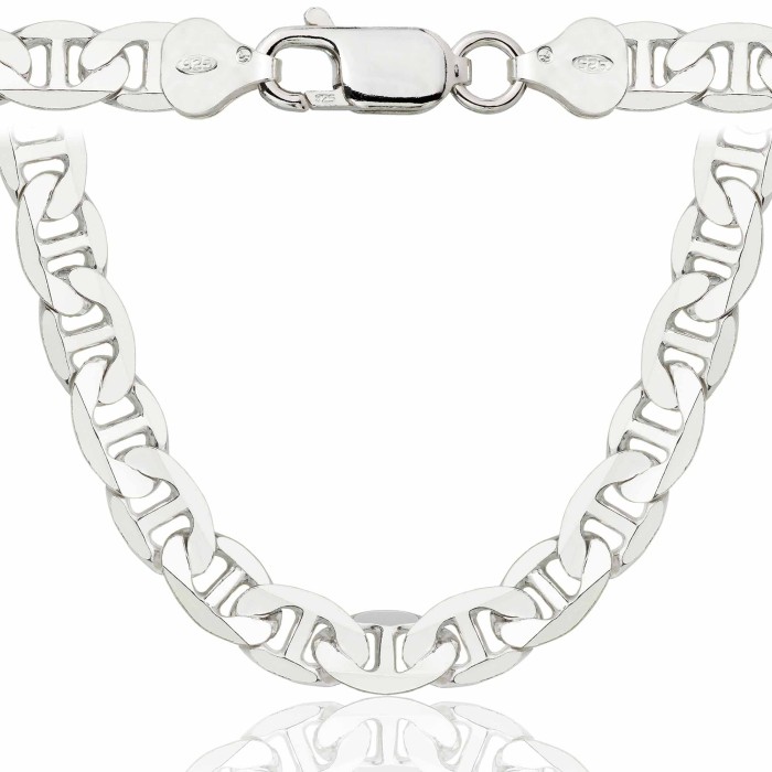 SREBRNY ŁAŃCUSZEK GUCCI 925 - 10MM