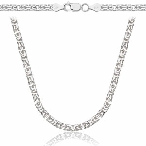 SREBRNY ŁAŃCUSZEK KRÓLEWSKI 925 - 3MM
