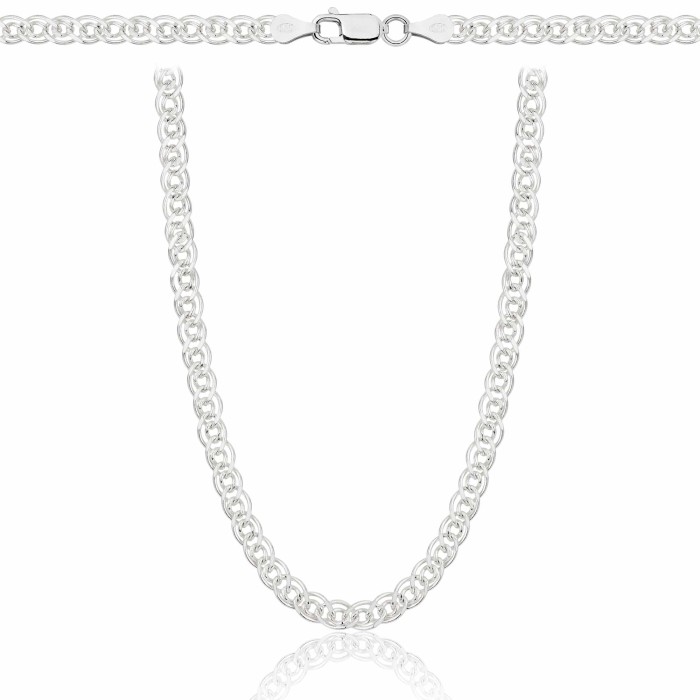 SREBRNY ŁAŃCUSZEK NONNA MONALIZA 925 - 3,8MM