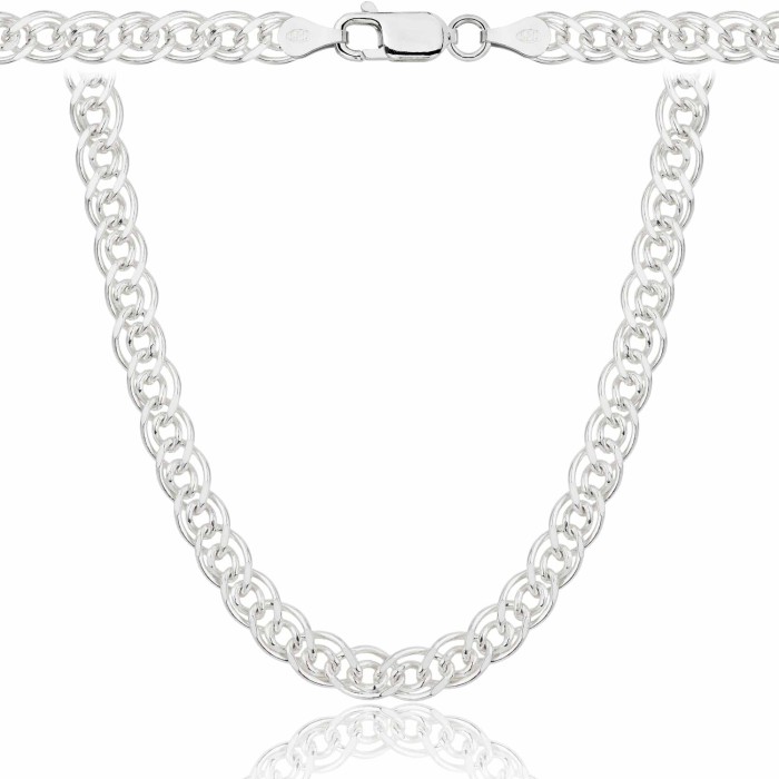 SREBRNY ŁAŃCUSZEK NONNA MONALIZA 925 - 6,5MM
