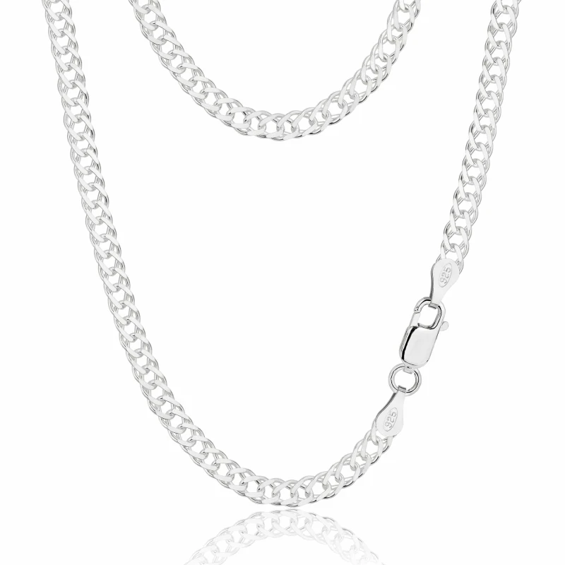 SREBRNY ŁAŃCUSZEK ROMBO 925 - 4,3MM