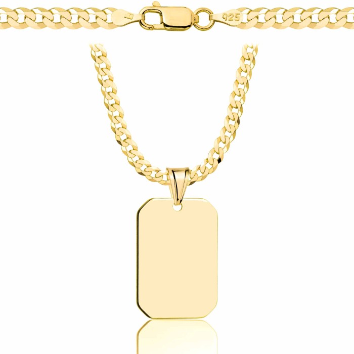 POZŁACANY SREBRNY ŁAŃCUSZEK PANCERKA Z NIEŚMIERTELNIKIEM 925 585 - 3,8MM