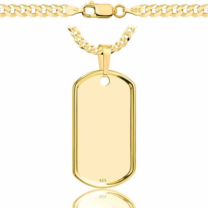 POZŁACANY SREBRNY ŁAŃCUSZEK PANCERKA Z NIEŚMIERTELNIKIEM 925 585 - 3,8MM