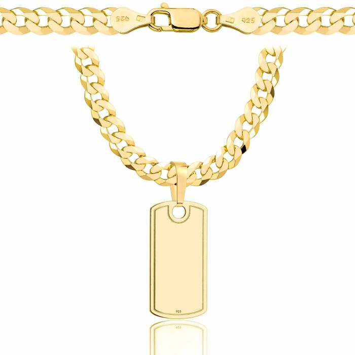 POZŁACANY SREBRNY ŁAŃCUSZEK PANCERKA Z NIEŚMIERTELNIKIEM 925 585 - 5,6MM