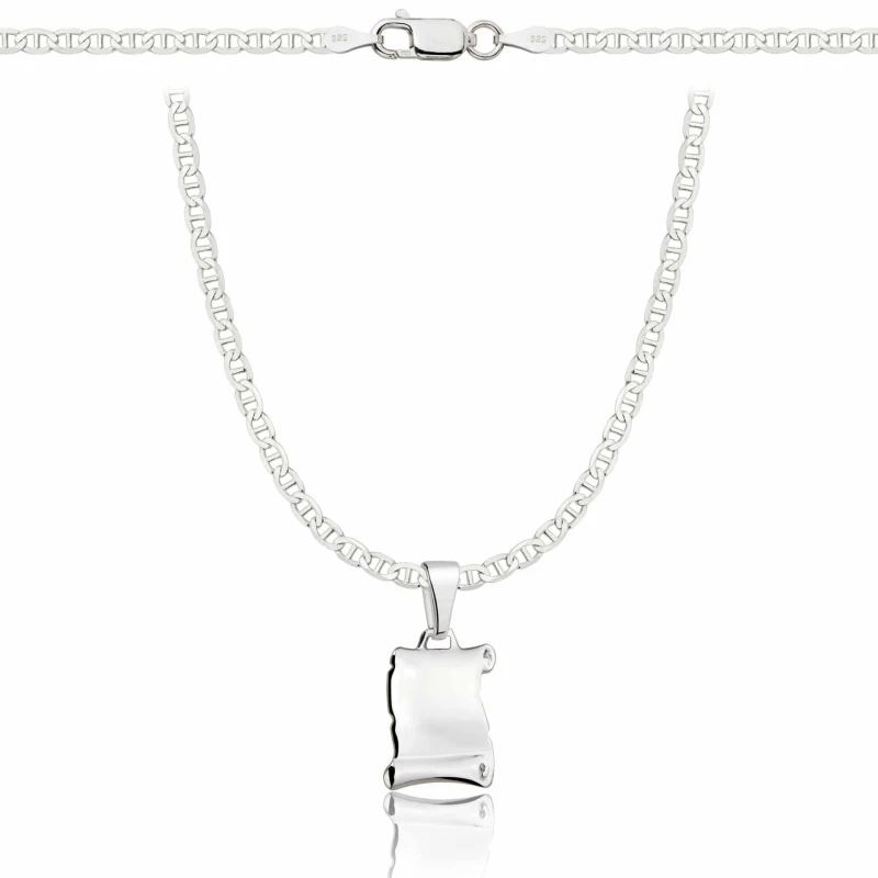 SREBRNY NASZYJNIK GUCCI PAPIRUS 925 - 2,6MM